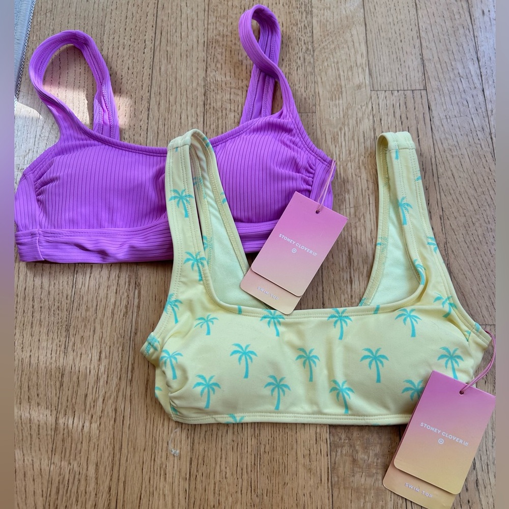 2 pack Stoney clover bathing suit swimwear tops